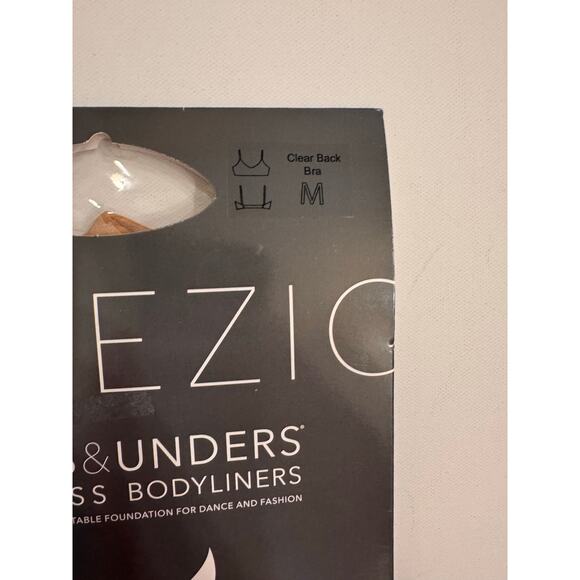 New in Package Capezio Women's Overs/Unders Seamless Bodyliners Clear Back Bra M - Picture 2 of 4